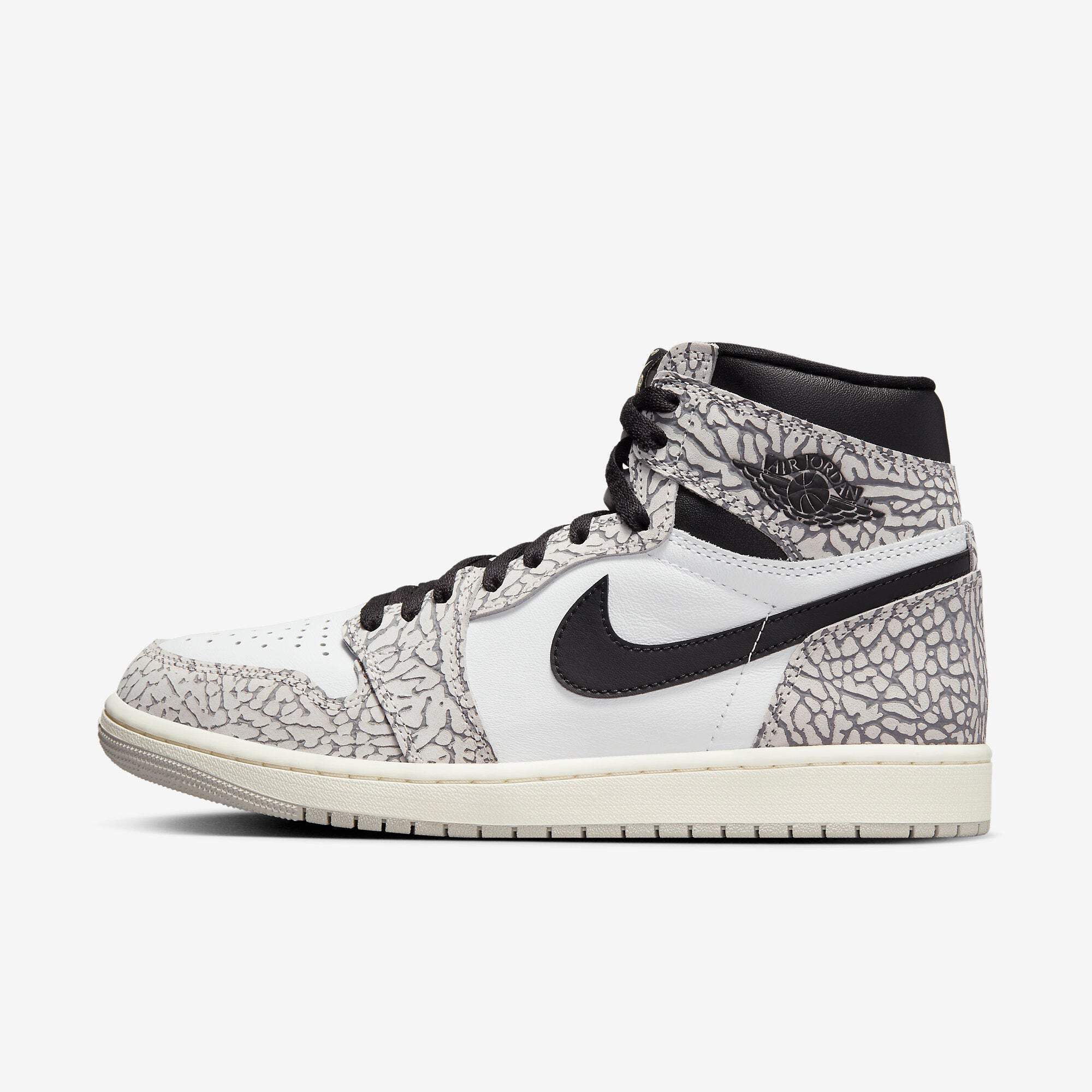 JORDAN 1 Retro High OG Mens Style DZ5485-052 in Tech Grey/Muslin 