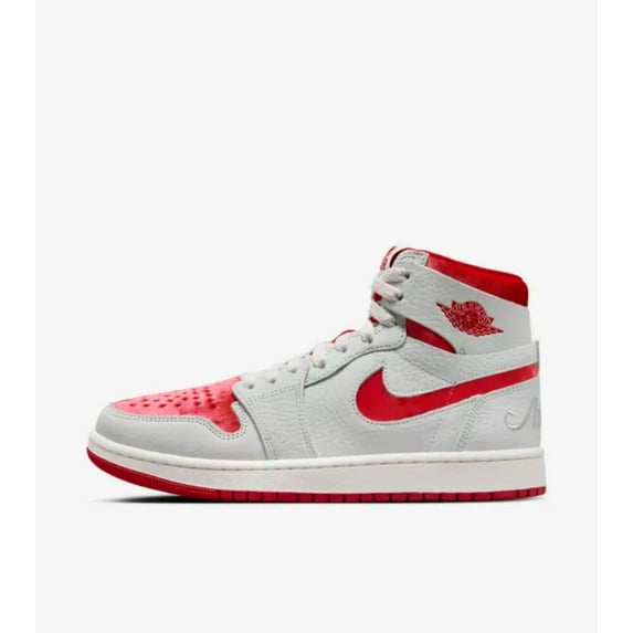 Air Jordan 1 Zoom CMFT 2 DV1304-106 Women's Summit White/Red Sneaker Shoes (8)