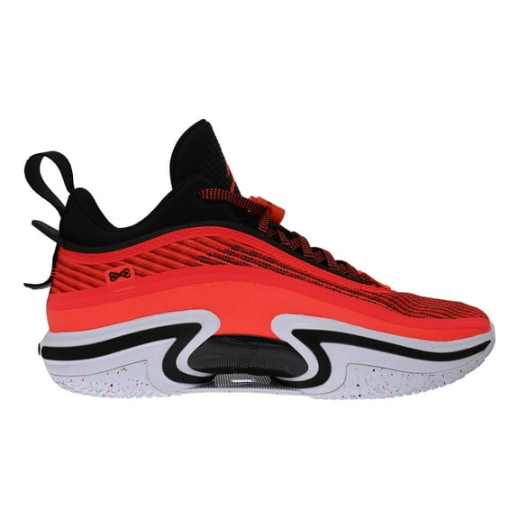 Air Jordan 36 Low DH0832-660 Men's Red/Black Basketball Sneaker Shoes CLK484 (8.5)