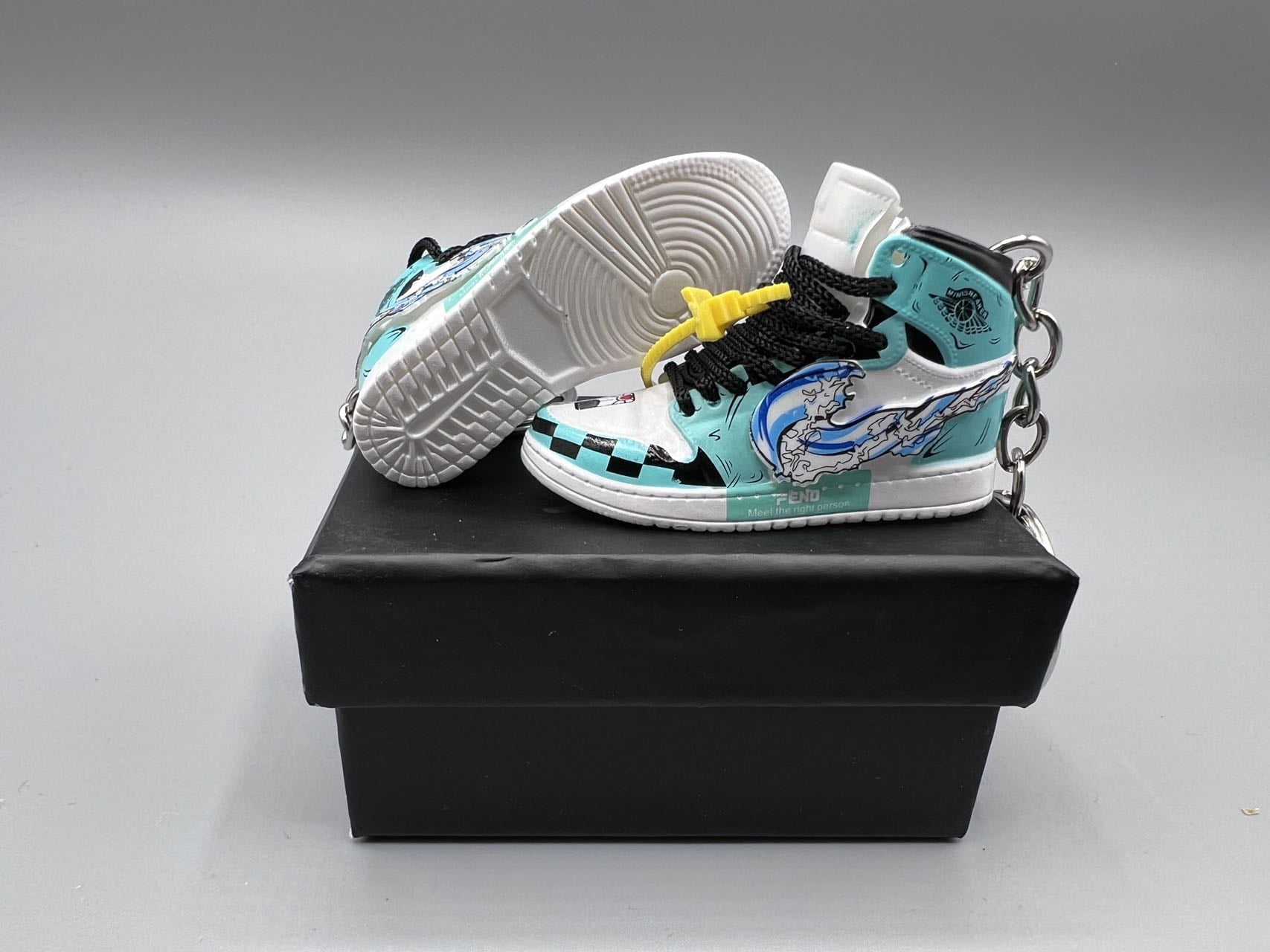 nike shoe keychain with box