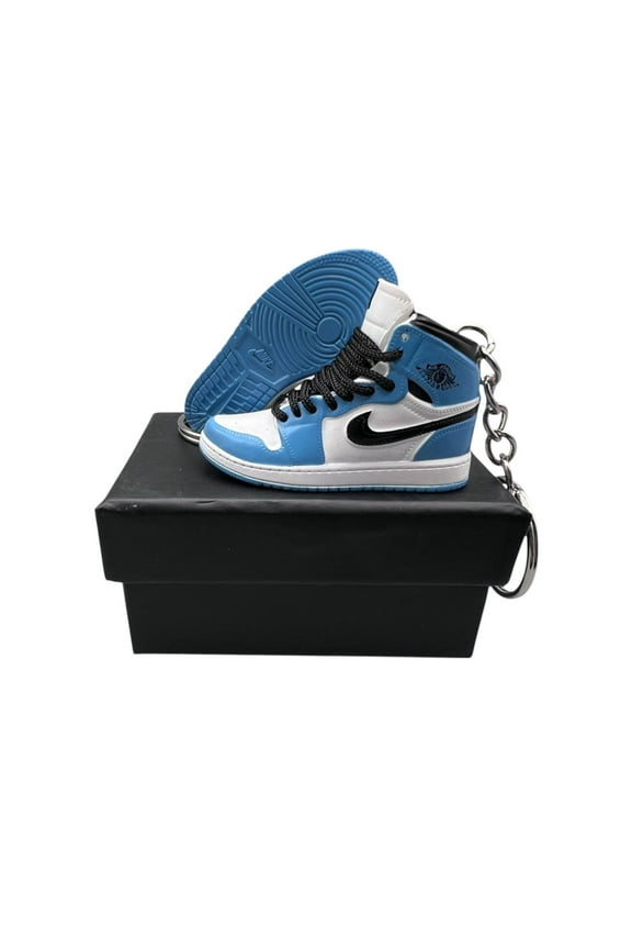Air Jordan 3D Mini Sneaker Keychain, Basketball Sneaker Collectible A Pair With Box