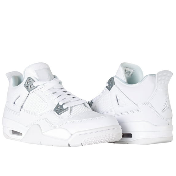 Air Jordan 4 Retro Bg (Gs) 'Pure Money' - 408452-100 - Size 4.5Y - Big Kids