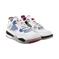 thumbnail image 1 of Air Jordan 4 Retro SE Little Kids' Shoes White-Military Blue-Fire Red bq7669-146, 1 of 6
