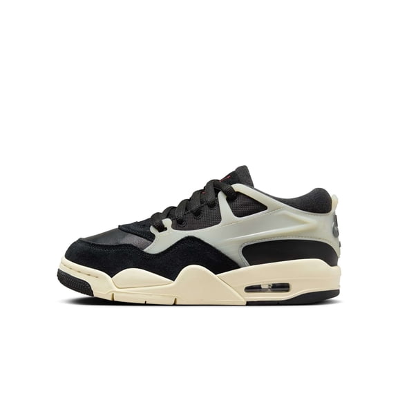 Air Jordan 4RM Grade School Boys' "Black/Gym Red/Sail/Coconut Milk" Shoe Size 5.5 Youth