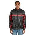thumbnail image 1 of Air Jordan 5 Men's Satin Jacket Black-Gym Red ar3130-010, 1 of 5