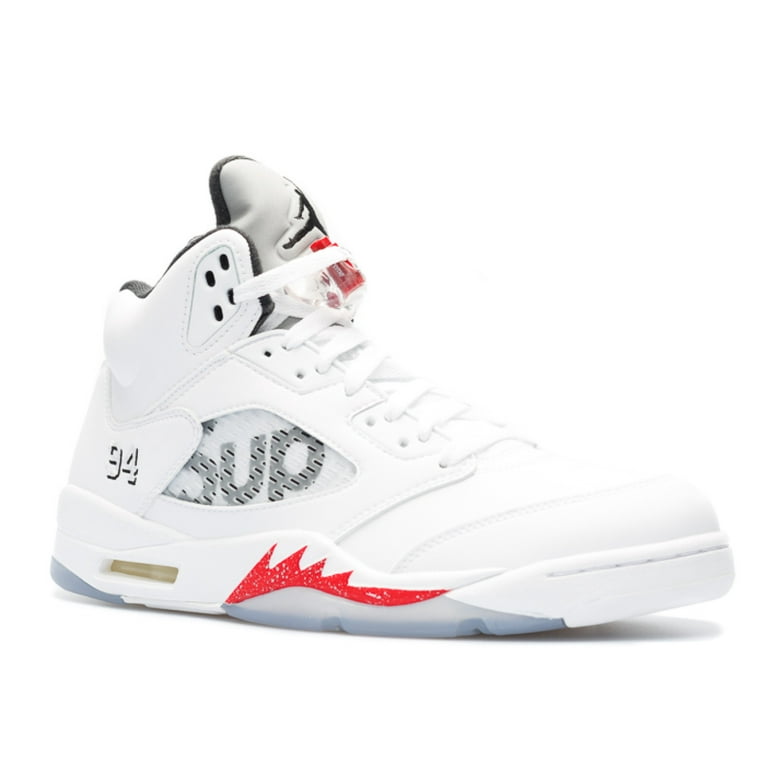 Air Jordan 5 Retro Supreme 'Supreme' - 824371-101 - Size 10 - Mens 