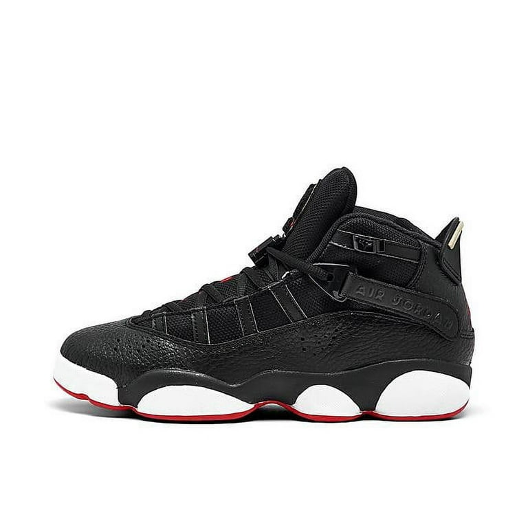 Air Jordan Rings 323419-063 Sneaker Kids Black Leather