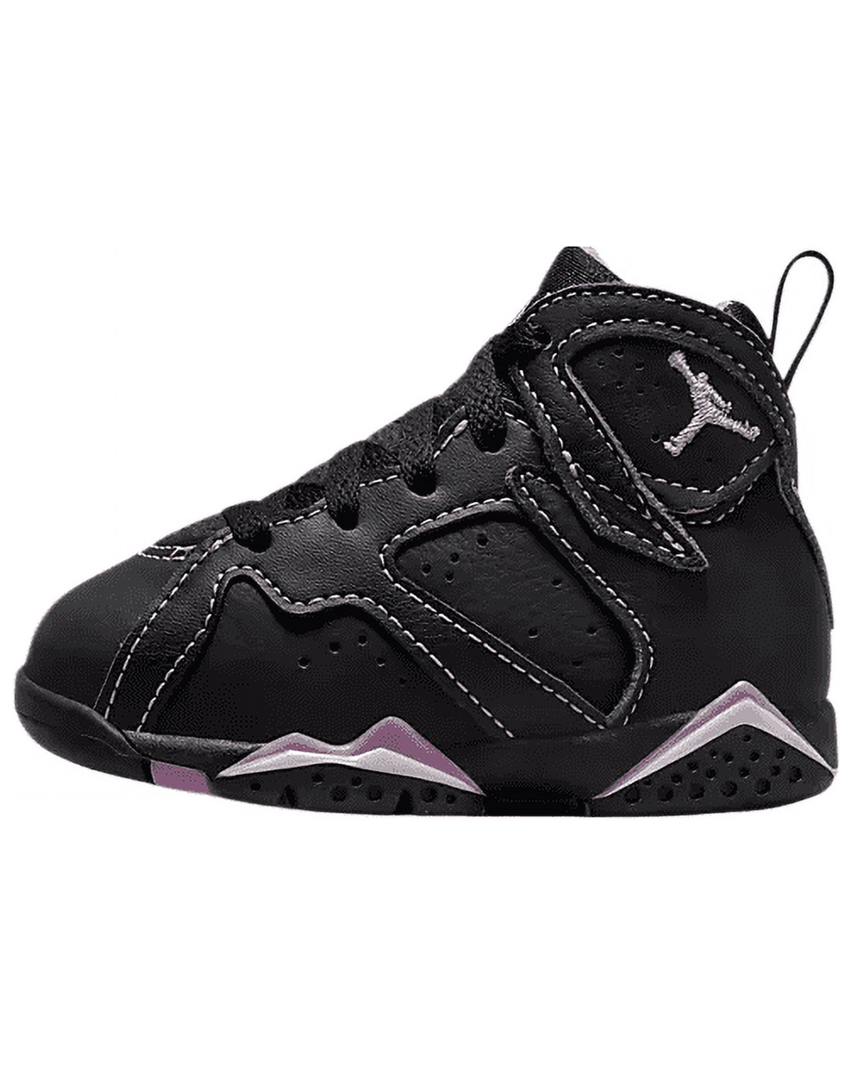 Air Jordan 7 Retro Toddler Sneaker Black Barely Grape DV2256 055 Size 4 US Walmart
