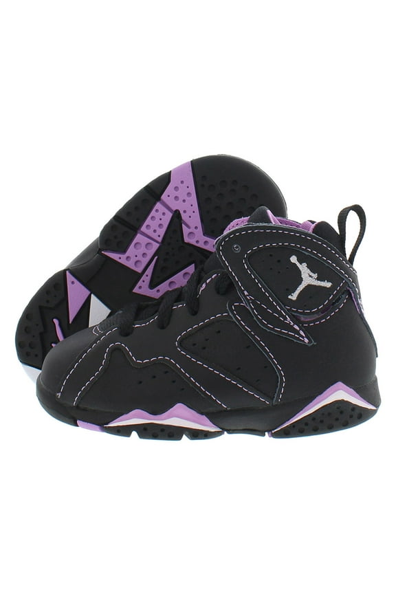 Toddler's Jordan 7 Retro Black/Barely Grape (DV2256 055) - 4