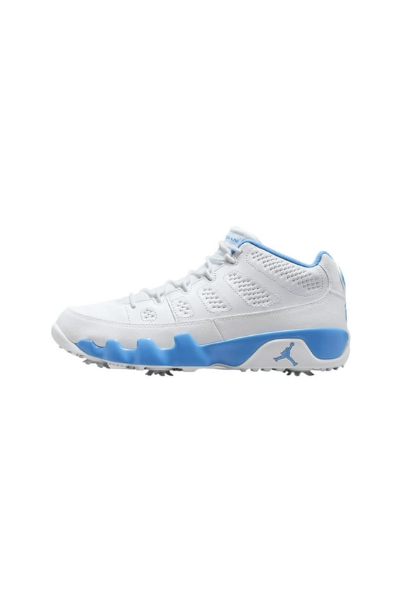 Air Jordan 9 G Golf Shoes FJ5934-101, White/White/University Blue Size 10