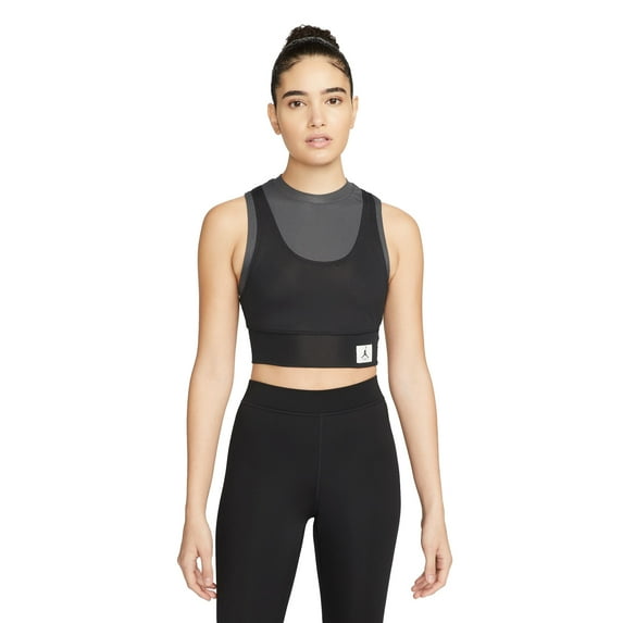 Air Jordan Essential Women's Crop Top Anthracite-Black dn0602-060