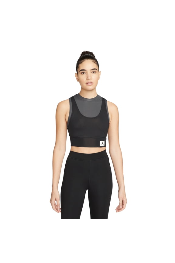Air Jordan Essential Women's Crop Top Anthracite-Black dn0602-060