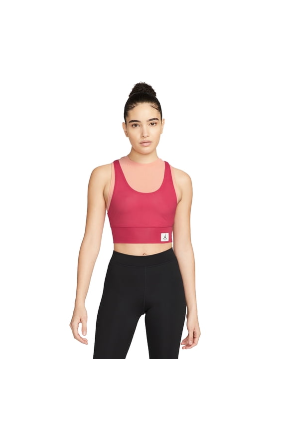 Air Jordan Essentials Women's Crop Top Mystic Hibiscus-Light Madder Root dn0602-614