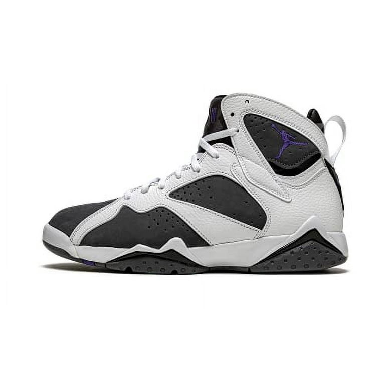 Air Jordan Men's 7 Retro Flint Basketball Sneaker Shoes in White