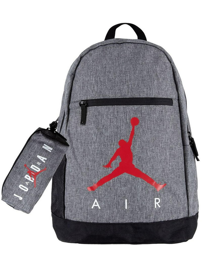 Jordan グレー バックパック Air Jordan Mens Canvas Signature Backpack - Walmart.com