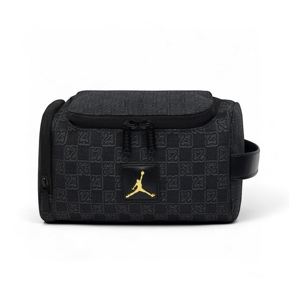 Air Jordan Monogram Logo Jacquard Dopp Kit 5.9L Luxury Travel Bag