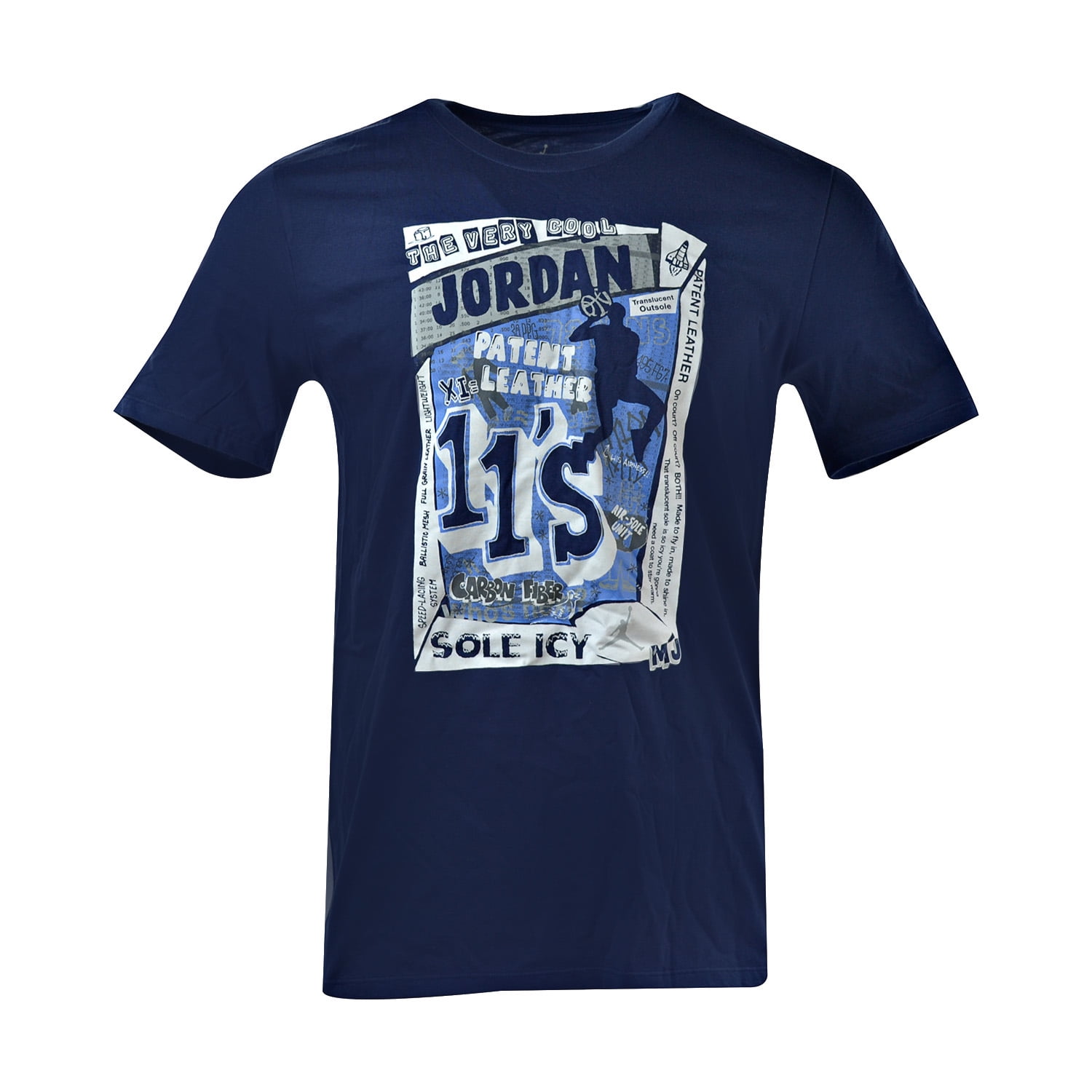 Navy blue jordan t shirt discount