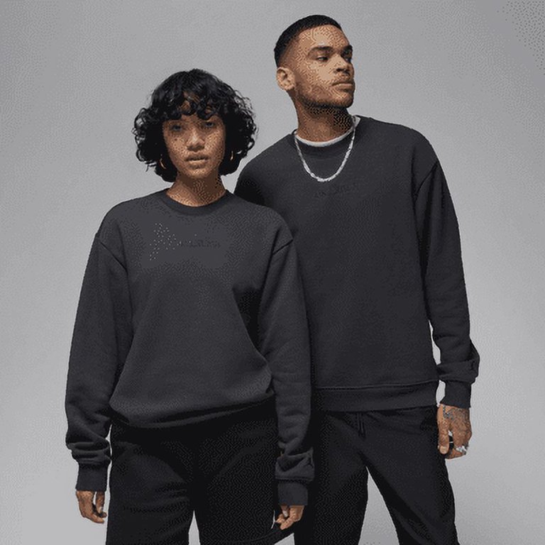 【NIKE】Air Jordan Wordmark Fleece Crew-Neck Sweatshirt Air Jordan Wordmark Men's Fleece Crewneck Sweatshirt Color