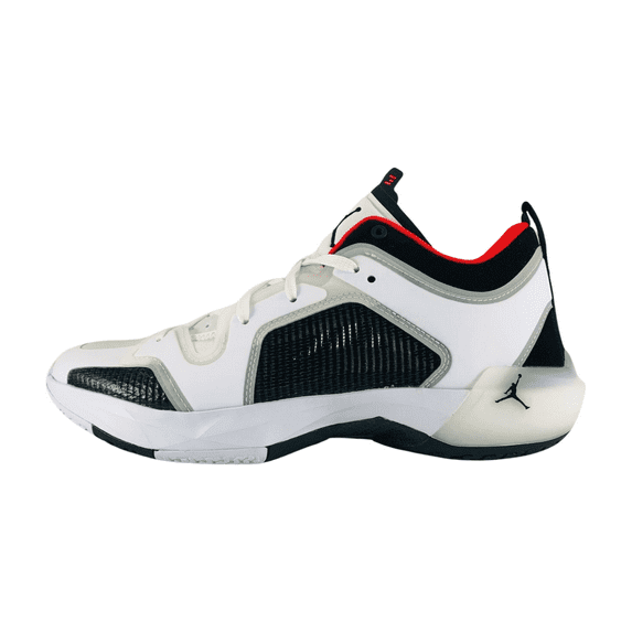 Air Jordan XXXVII 37 Low Siren Red Sneakers, New Men's Shoes DQ4122-100, Men's U.S. Shoe Size 10