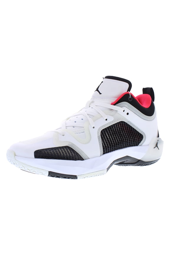 Air Jordan XXXVII 37 Low Siren Red Sneakers, New Men's Shoes DQ4122-100, Men's U.S. Shoe Size 12