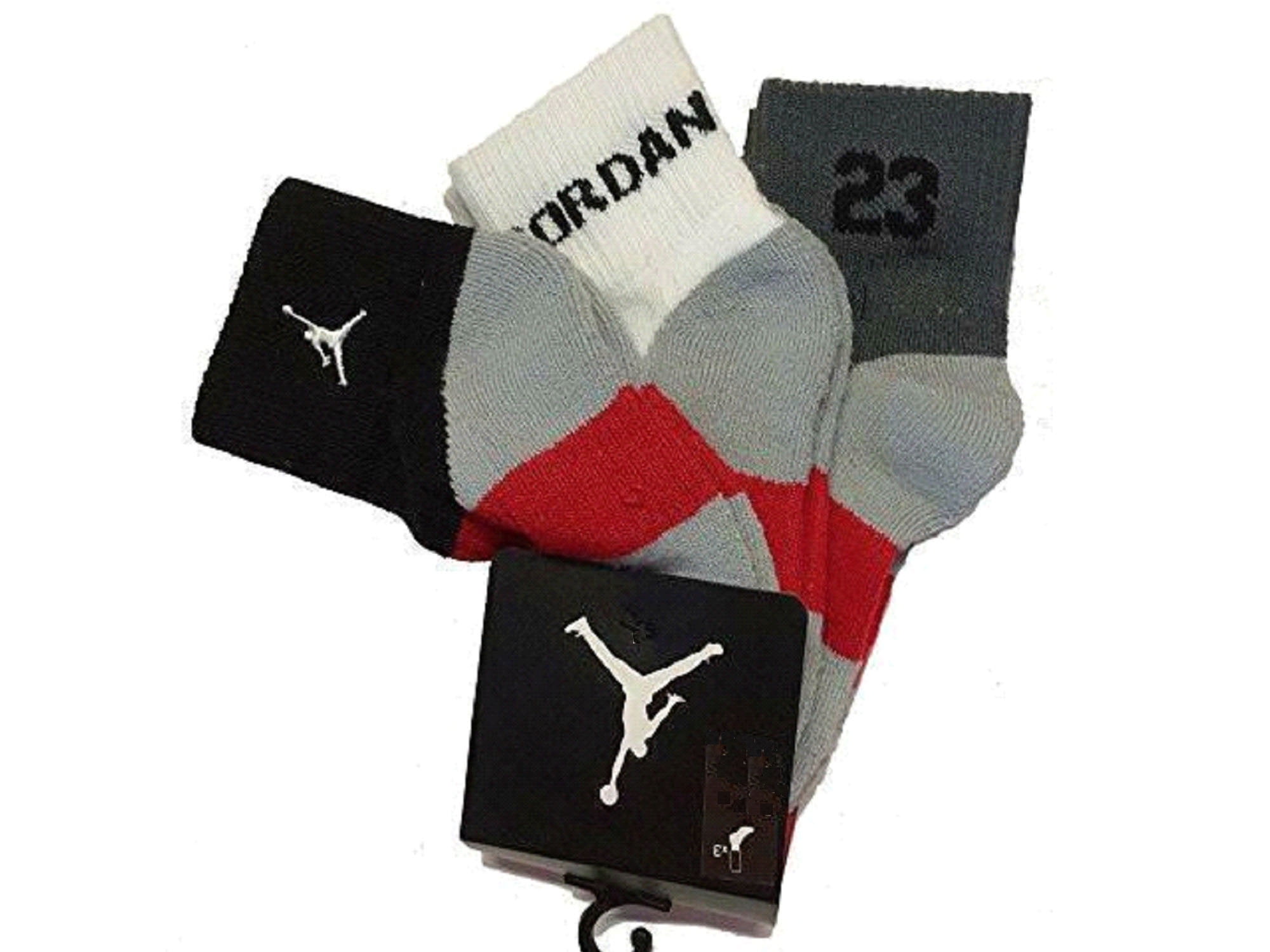 Air Jordan Youth socks Unisex 3 Pack (911)