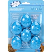 Air Jungles 3-in-1 Odor Eliminator Balls, Ocean Scent, 6 Count, Deodorizer and Odor Remover for Shoes, Gym Bags, Lockers, Closets, Hampers, and Drawers, Essential Oil Air Freshener