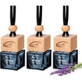 thumbnail image 1 of Air Jungles Car Air Freshener Hanging Diffuser 3 Ct, Lavender Scent, 8 ml Each, Natural Essential Oil, Everyday Freshness Fragrance, Auto Accessories for Men and Women, For Rearview Mirror, 1 of 5