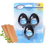 Air Jungles Car Air Freshener Vent Clip 3 Pack New Car Scent Odor Eliminator for Cars Trucks SUVs