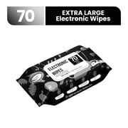 Air Jungles Electronic & Lens Cleaning Wipes 70 Count, 8x10 Quick-Dry Screen Wipes for Phones, Laptops, Monitors, TVs, Tablets, Glasses & Keyboards, Streak-Free, Anti-Static