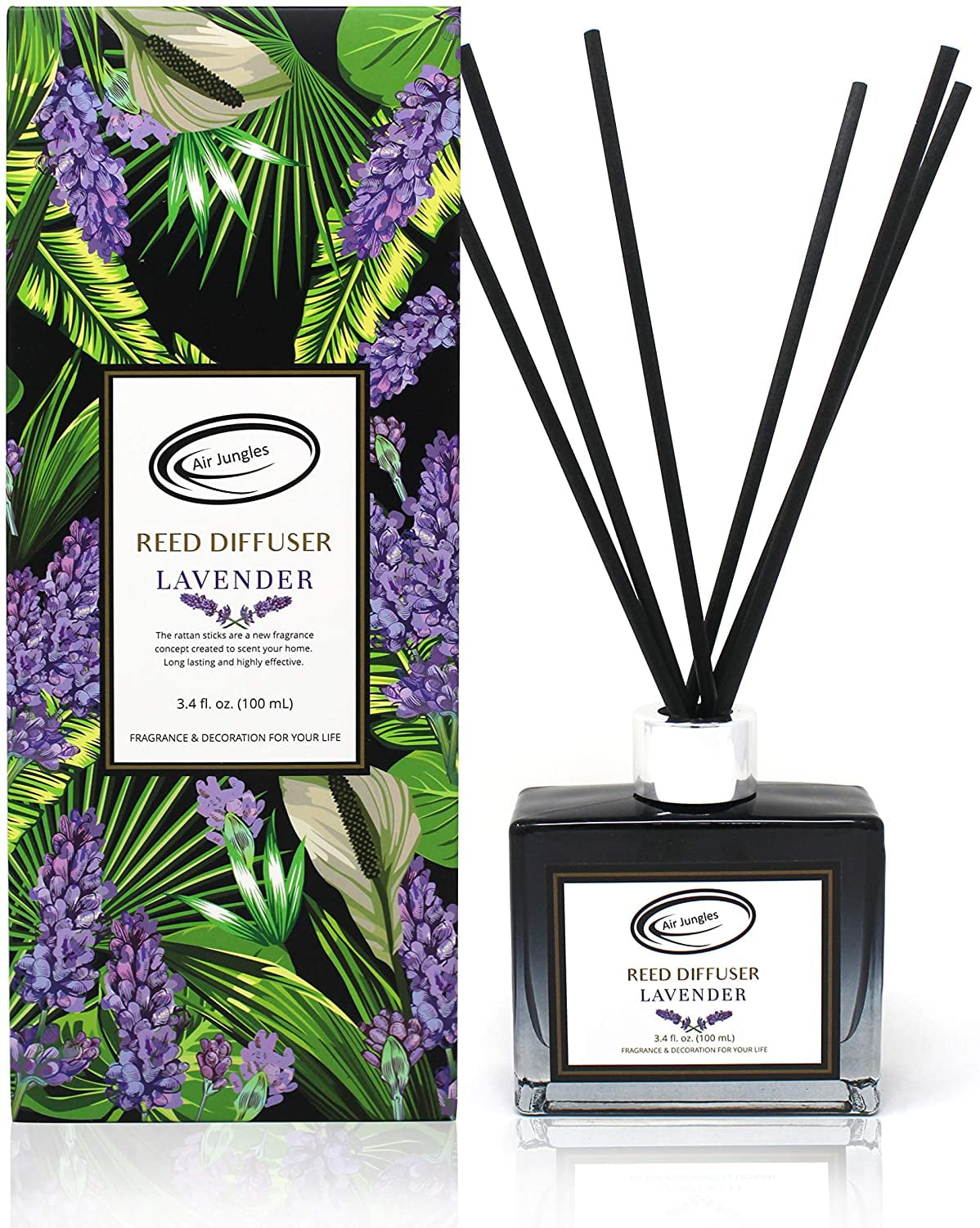 Lavender Scent Diffuser & Essential Oil Gift Set