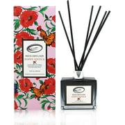 Air Jungles Poppy Entice Fragrances Reed Diffuser Set with Sticks, Poppy Entice Scent Incense Oil, Essential Oil Air Freshener for Home, Office, Gym, and Room Diffuser, 3.4 fl. Oz