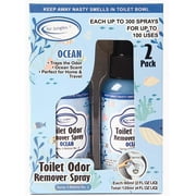 Air Jungles Toilet Poop Odor Eliminator Spray, Ocean Scent, Spray It Before No.2, Up to 100 Uses Per Bottle, For Home, Travel, Office Bathroom, and College Dorm Bathroom