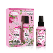 Air Jungles Toilet Poop Odor Eliminator Spray, Rose Scent, Spray It Before No.2, up to 100 Uses Per Bottle, for Home, Travel, Office Bathroom, and College Dorm Bathroom