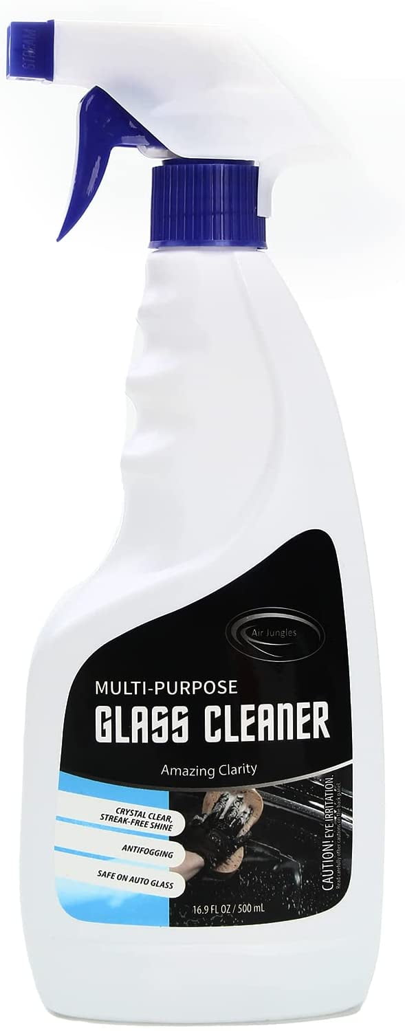 Air Jungles Window and Glass Cleaner Spray, Cleaning Spray for Shower