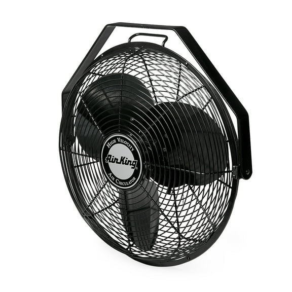 Air King 18" 1/6 HP 3-Speed Indoor Industrial Enclosed Pivoting Multi-Mount Fan