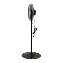Air King 18 Inch 3 Speed Non Oscillating Adjustable Pivoting Indoor Pedestal Fan