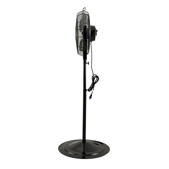 Air King 18 Inch 3 Speed Non Oscillating Adjustable Pivoting Indoor Pedestal Fan
