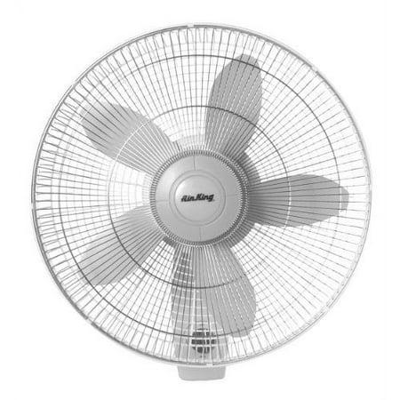 Air King 9018 Commercial Grade Oscillating Wall Mount Fan, 18-Inch