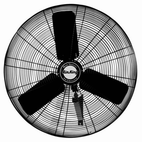 Air King 9024 24" 5130 Cfm 3-Speed Industrial Grade Wall Mount Fan
