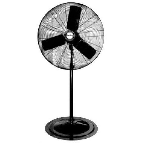 Air King 9124 24" 5130 Cfm 3-Speed Industrial Grade Pedestal Mount Fan