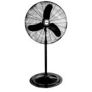 Air King 9171 24 Inch 1 3 Horsepower Industrial Grade Pedestal Fan with 5 770 CFM Black Finish