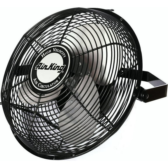Air King 9312 12" 1/25HP Industrial Grade High Velocity Pivoting Multi Mount Fan