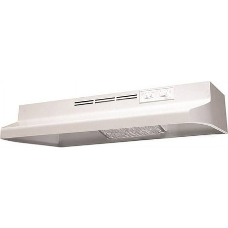 Air King Advantage AD AD1363 Under Cabinet Ductless Range Hood, 180 cfm, 23 ga Cold Rolled Steel