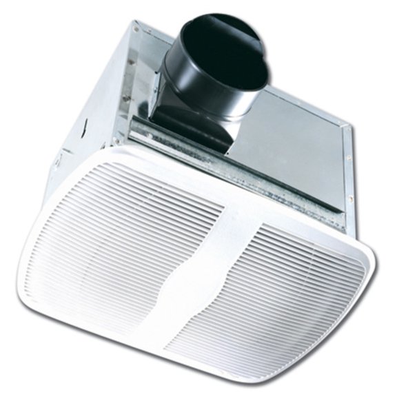 100 CFM Energy Star Qualified Dual Speed Exhaust Bathroom Fan