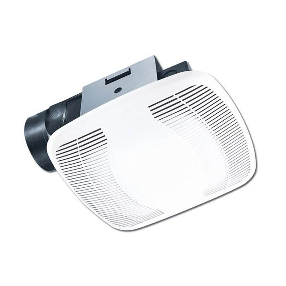 White High Impact Plastic Bathroom Exhaust Fan with 70 CFM
