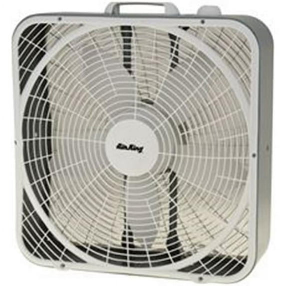 Air King 20" 3-Speed Commercial Grade Box Fan, White, 9723