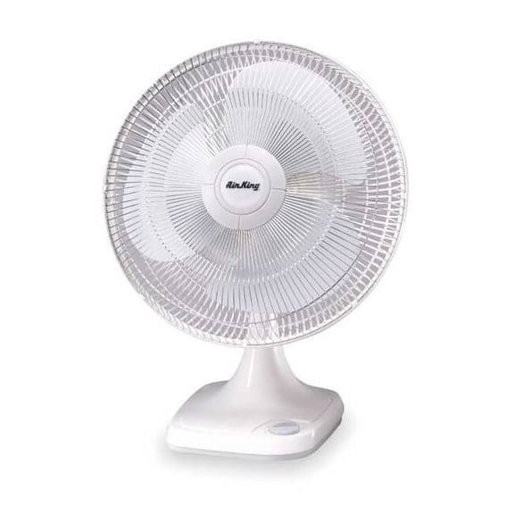 Air King Desk Fan,3 Speeds,16" Blade Dia. 9106