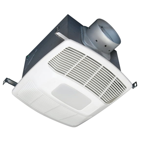 Air King Evld 130 Cfm 0.6 Sones Ceiling Mounted Led Lit Exhaust Fan - White