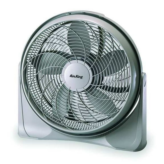 Air King Floor Fan, 20 in, Non-Oscillating, 3 Speeds, 120VAC 9500
