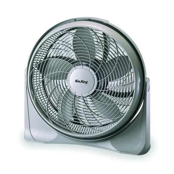 Air King Floor Fan, 20 in, Non-Oscillating, 3 Speeds, 120VAC 9500